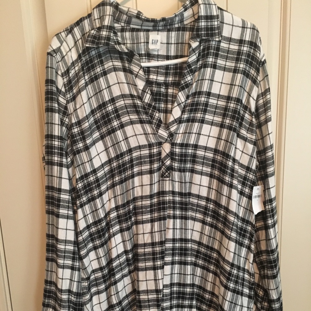 Gap plaid tunic